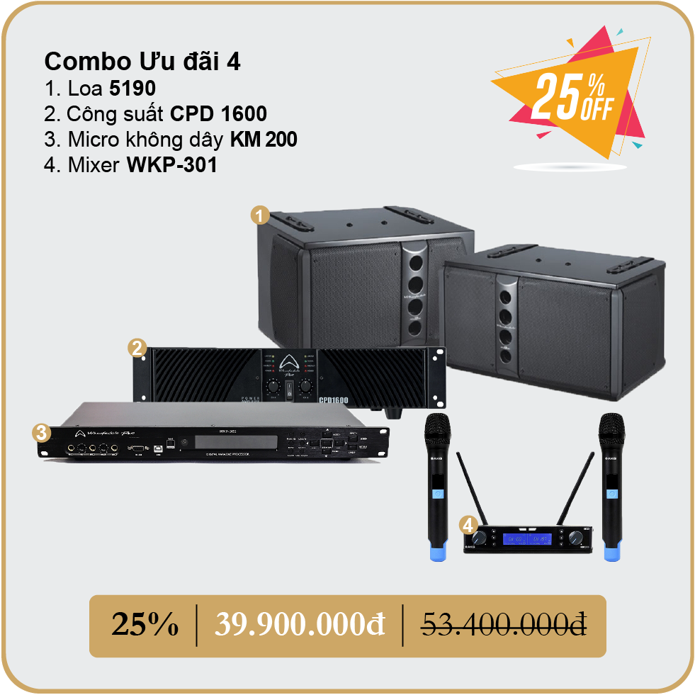 Combo karaoke ưu đãi 4