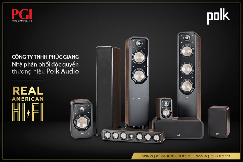 Phúc Giang - PGI phân phối độc quyền thương hiệu loa Polk Audio “tuyệt tác HiFi chuẩn Mỹ”